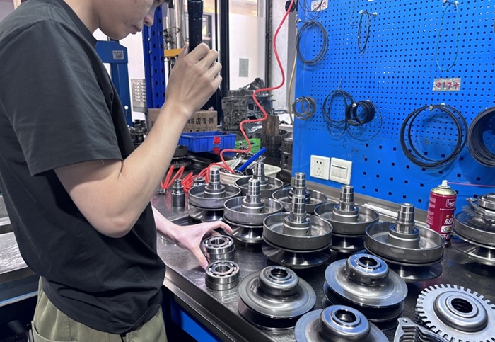 CVT pulley set inspection